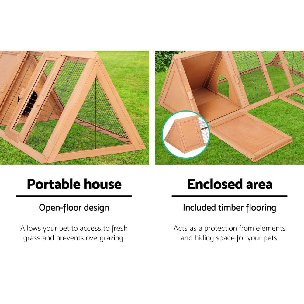 Spud Jax Petshop i.Pet Rabbit Hutch Chicken Coop 119cm x 51cm x 44cm Chicken Coop Large Run Wooden Cage Outdoor i.Pet Rabbit Hutch Chicken Coop 119cm x 51cm x 44cm Chicken Coop Large Run Wooden Cage Outdoor Pet Care