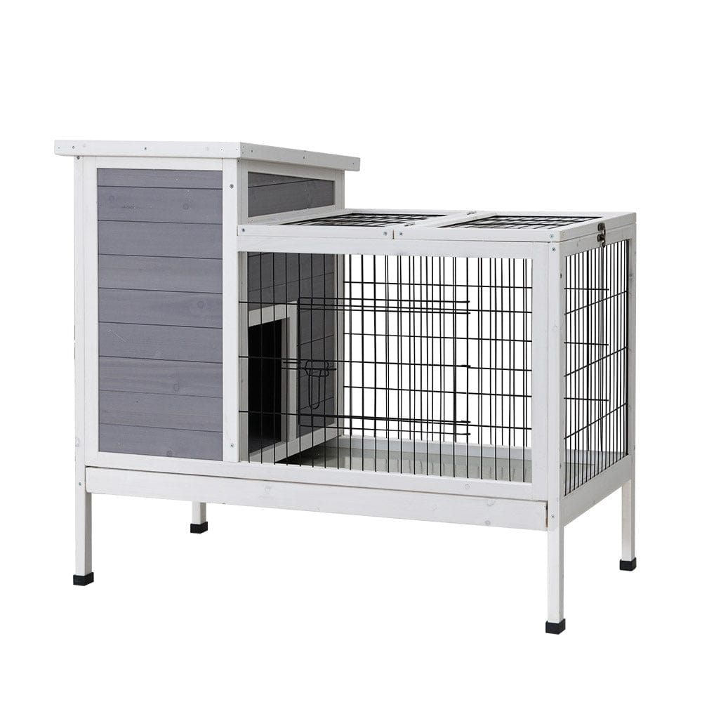 Spud Jax Petshop i.Pet Rabbit Hutch Chicken Coop 97cm x 49cm x 86cm Chicken Coop Large Run Wooden Outdoor Cage House i.Pet Rabbit Hutch Chicken Coop 97cm x 49cm x 86cm Chicken Coop Large Run Wooden Outdoor Cage House Home & Garden