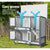 Spud Jax Petshop i.Pet Rabbit Hutch Chicken Coop 98cm x 45cm x 92cm Chicken Coop Large Wooden House Run Cage Outdoor i.Pet Rabbit Hutch Chicken Coop 98cm x 45cm x 92cm Chicken Coop Large Wooden House Run Cage Outdoor Pet Care