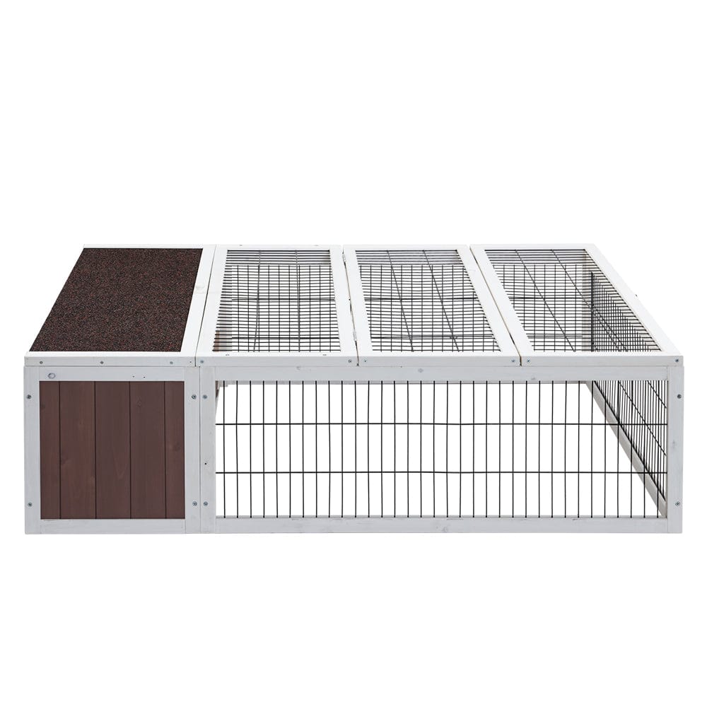 Spud Jax Petshop i.Pet Wooden Rabbit Hutch Chicken Coop Run Cage Habitat House Outdoor Large i.Pet Wooden Rabbit Hutch Chicken Coop Run Cage Habitat House Outdoor Large Home & Garden