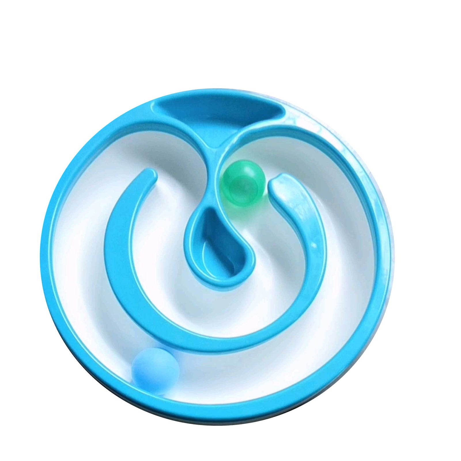 Spud Jax Petshop Interactive Cat Track Circle with LED  Sound Light Rolling Ball - Chase Play Toy Interactive Cat Track Circle with LED  Sound Light Rolling Ball - Chase Play Toy Pet Care > Toys > Cat Toys