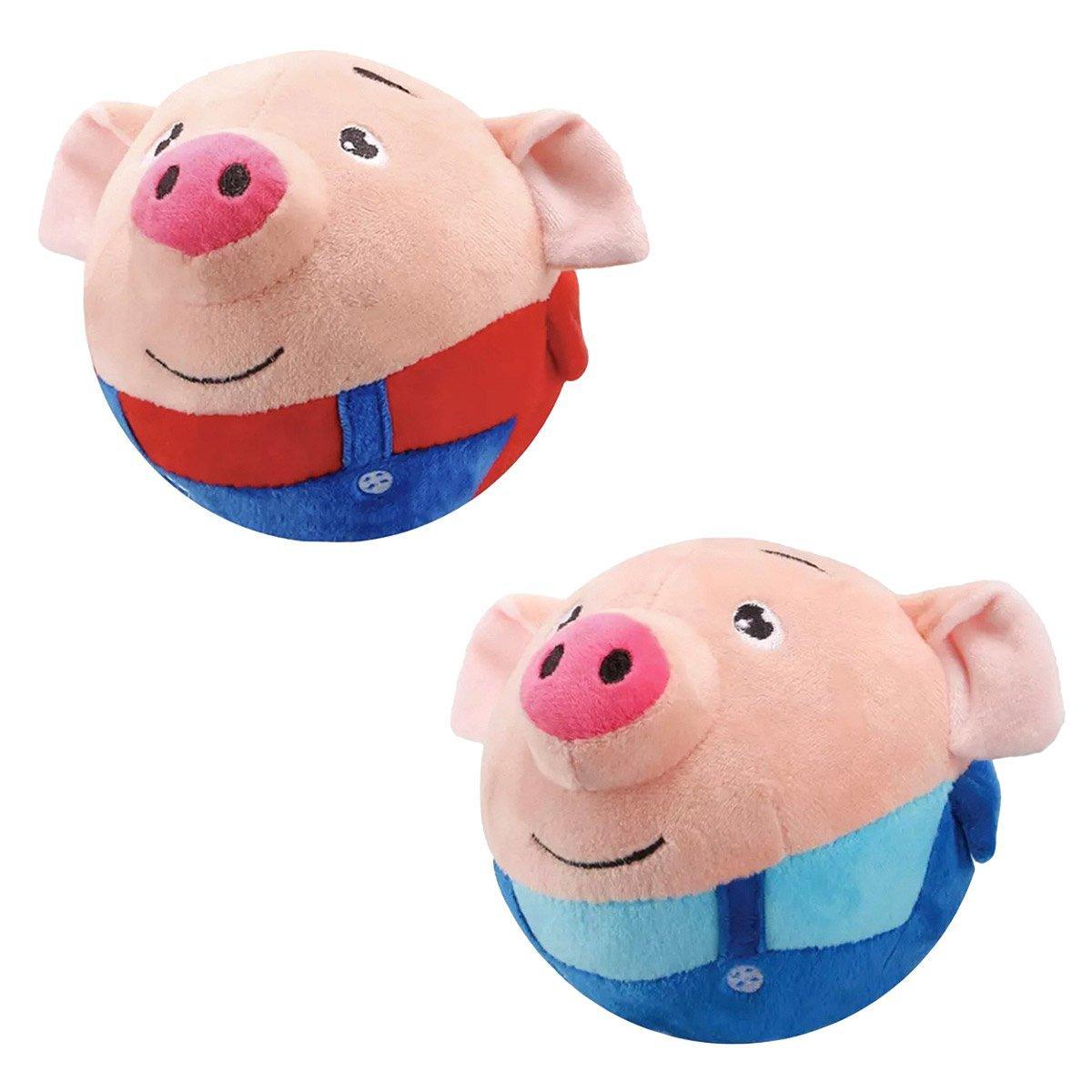 Spud Jax Petshop Interactive Jumping Pig Toy for Pets Dogs Cats Fun Animal Bouncing Play Toy - Red Interactive Jumping Pig Toy for Pets Dogs Cats Fun Animal Bouncing Play Toy - Red Pet Care > Dog Supplies > Dog Apparel