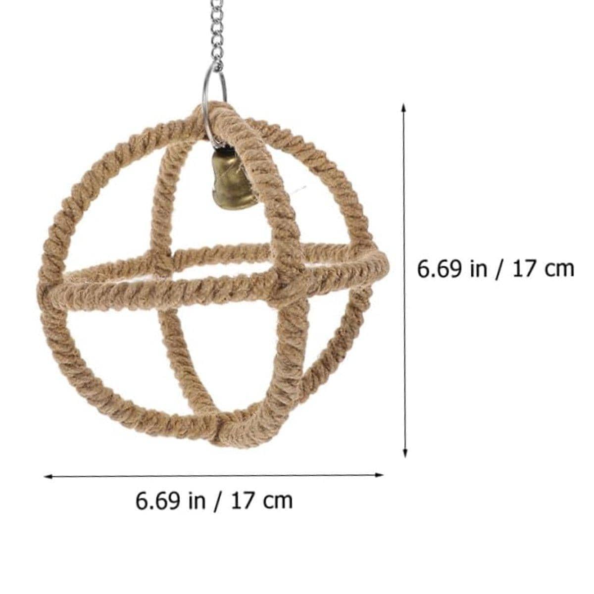 Spud Jax Petshop Interactive Parrot Hoop Swing Interactive Parrot Hoop Swing Pet Care > Bird > Bird Cage Accessories