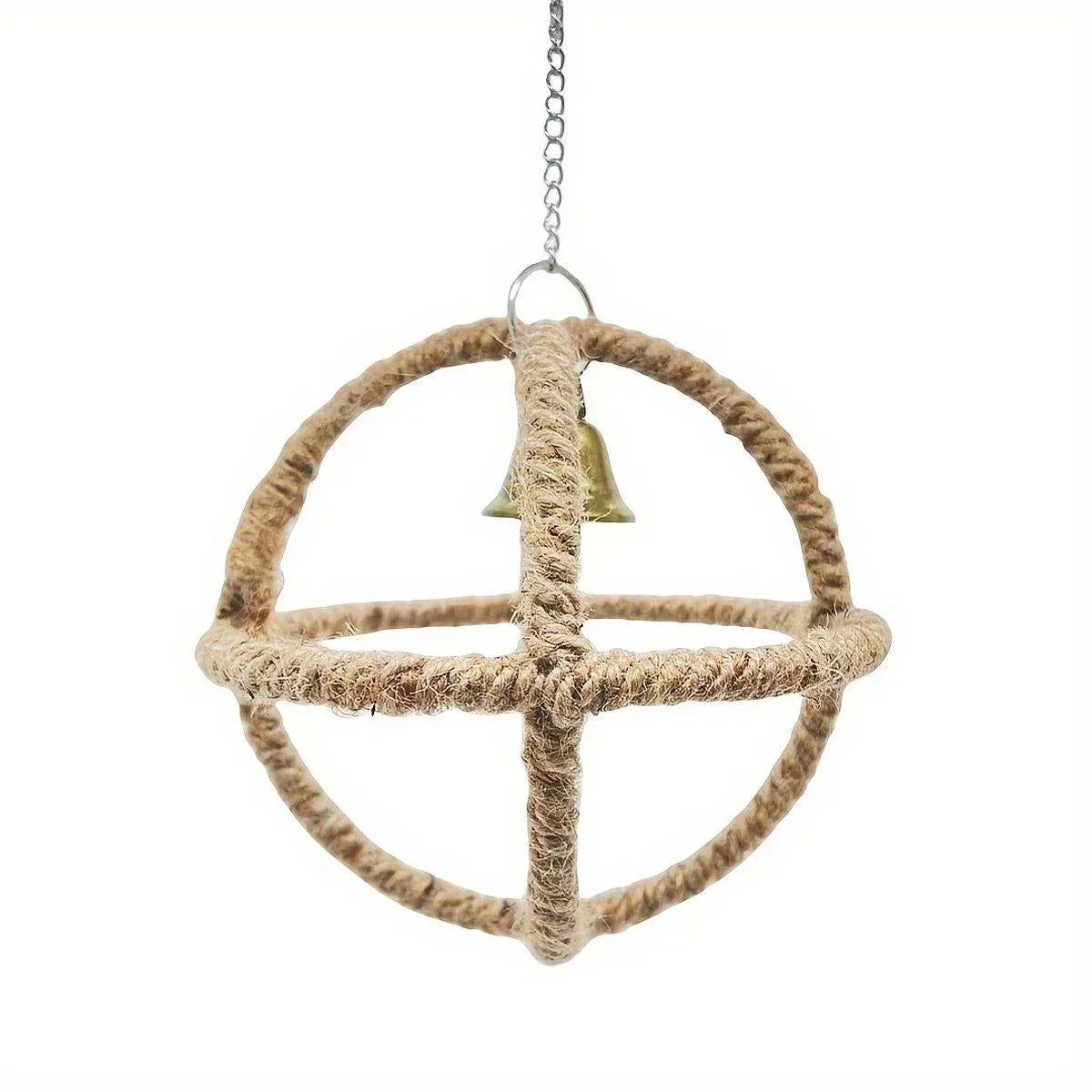 Spud Jax Petshop Interactive Parrot Hoop Swing Interactive Parrot Hoop Swing Pet Care > Bird > Bird Cage Accessories