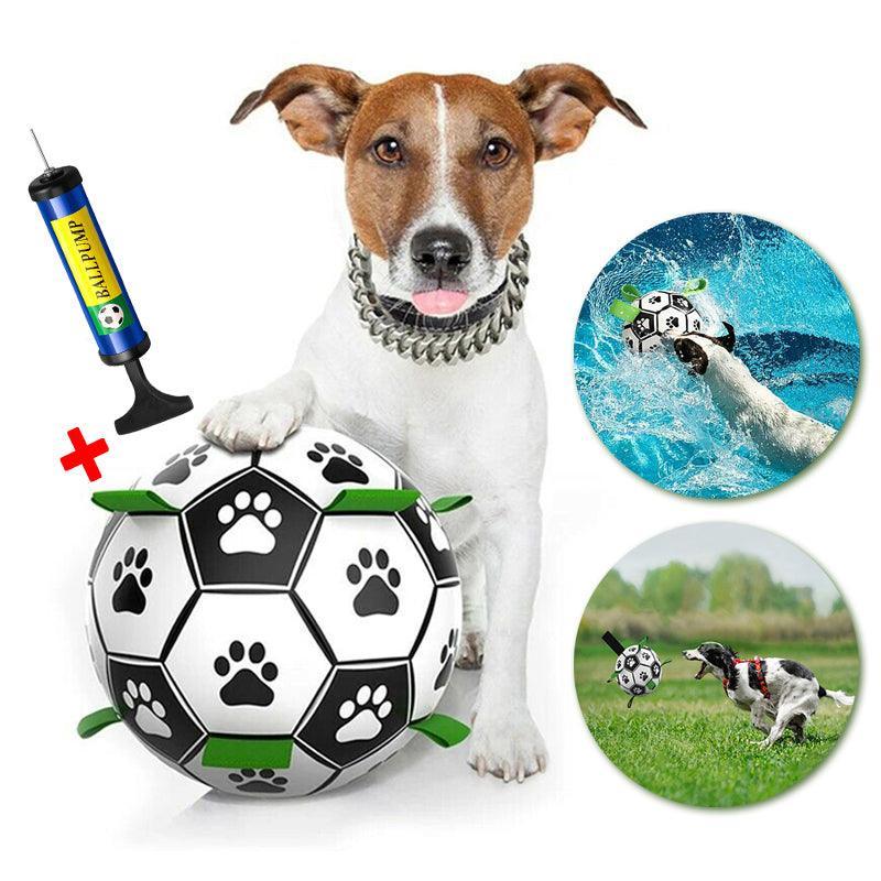 Spud Jax Petshop Interactive Pet Football Dog Toys Grab Tabs Outdoor Training Soccer Chew Balls Interactive Pet Football Dog Toys Grab Tabs Outdoor Training Soccer Chew Balls Pet Care > Toys > Dog Toys