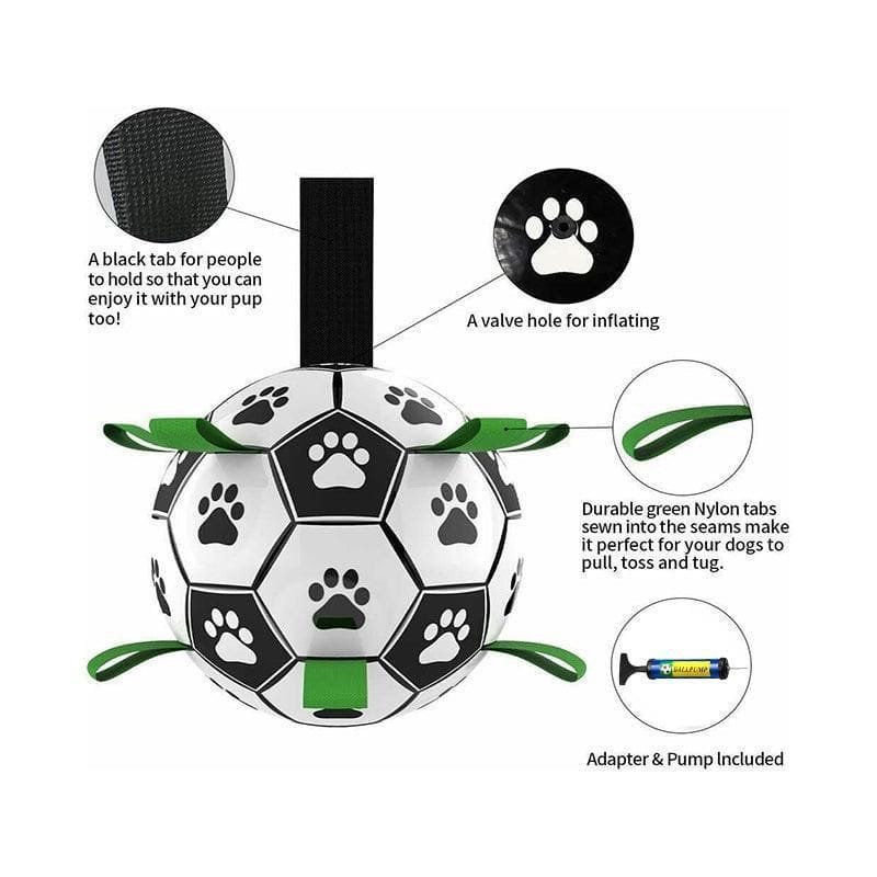 Spud Jax Petshop Interactive Pet Football Dog Toys Grab Tabs Outdoor Training Soccer Chew Balls Interactive Pet Football Dog Toys Grab Tabs Outdoor Training Soccer Chew Balls Pet Care > Toys > Dog Toys