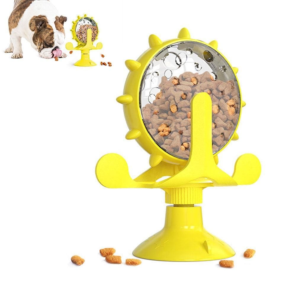 Spud Jax Petshop Interactive Pet Treats Dispenser Toy 360 Degrees Rotating Windmill Toy Slow Dog Cat Feeder Green Interactive Pet Treats Dispenser Toy 360 Degrees Rotating Windmill Toy Slow Dog Cat Feeder Green Pet Care > Dog Supplies > Dog Bowls, Feeders & Waterers