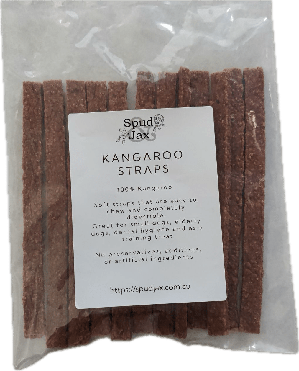 Spud Jax Petshop Kangaroo Straps dog treats