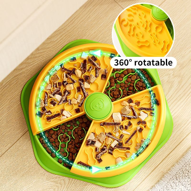 Spud Jax Petshop Large 360° Rotating Double-Layer Slow Feeder Bowl, 27 cm, Puzzle Feeder for Cats and Dogs Large 360° Rotating Double-Layer Slow Feeder Bowl, 27 cm, Puzzle Feeder for Cats and Dogs Pet Care > Dog Supplies > Dog Bowls, Feeders & Waterers