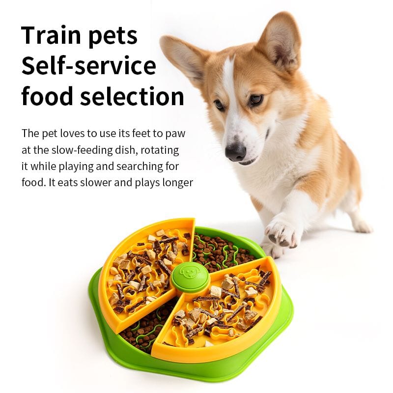 Spud Jax Petshop Large 360° Rotating Double-Layer Slow Feeder Bowl, 27 cm, Puzzle Feeder for Cats and Dogs Large 360° Rotating Double-Layer Slow Feeder Bowl, 27 cm, Puzzle Feeder for Cats and Dogs Pet Care > Dog Supplies > Dog Bowls, Feeders & Waterers