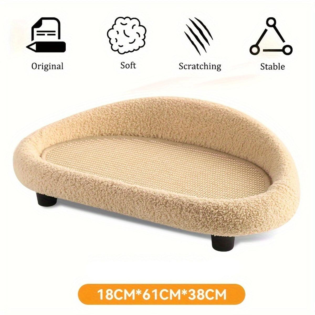 Spud Jax Petshop Large Cat Scratching Board Sofa Scratch Resistant Nest for Cats and Kittens - Brown Large Cat Scratching Board Sofa Scratch Resistant Nest for Cats and Kittens - Brown Pet Care > Cat Supplies > Cat Scratchers
