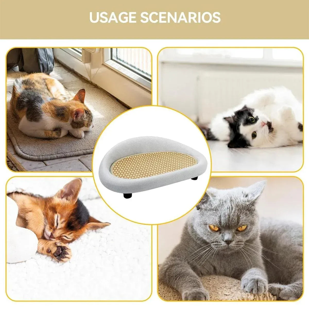 Spud Jax Petshop Large Cat Scratching Sofa Grey Large Cat Scratching Sofa Grey Pet Care > Cat Supplies > Cat Scratchers