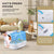 Spud Jax Petshop Large Foldable Cat Litter Box Plastic Toilet Easy Cleaning Pet Care > Cat Supplies