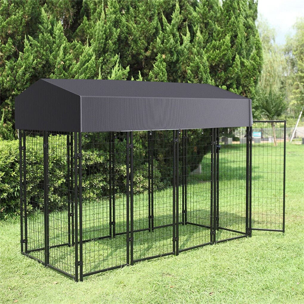 Spud Jax Petshop Large Outdoor Dog Kennel 250x120x165cm Pet Cage with Roof Large Outdoor Dog Kennel 250x120x165cm Pet Cage with Roof Pet Care > Dog Supplies > Dog Kennels