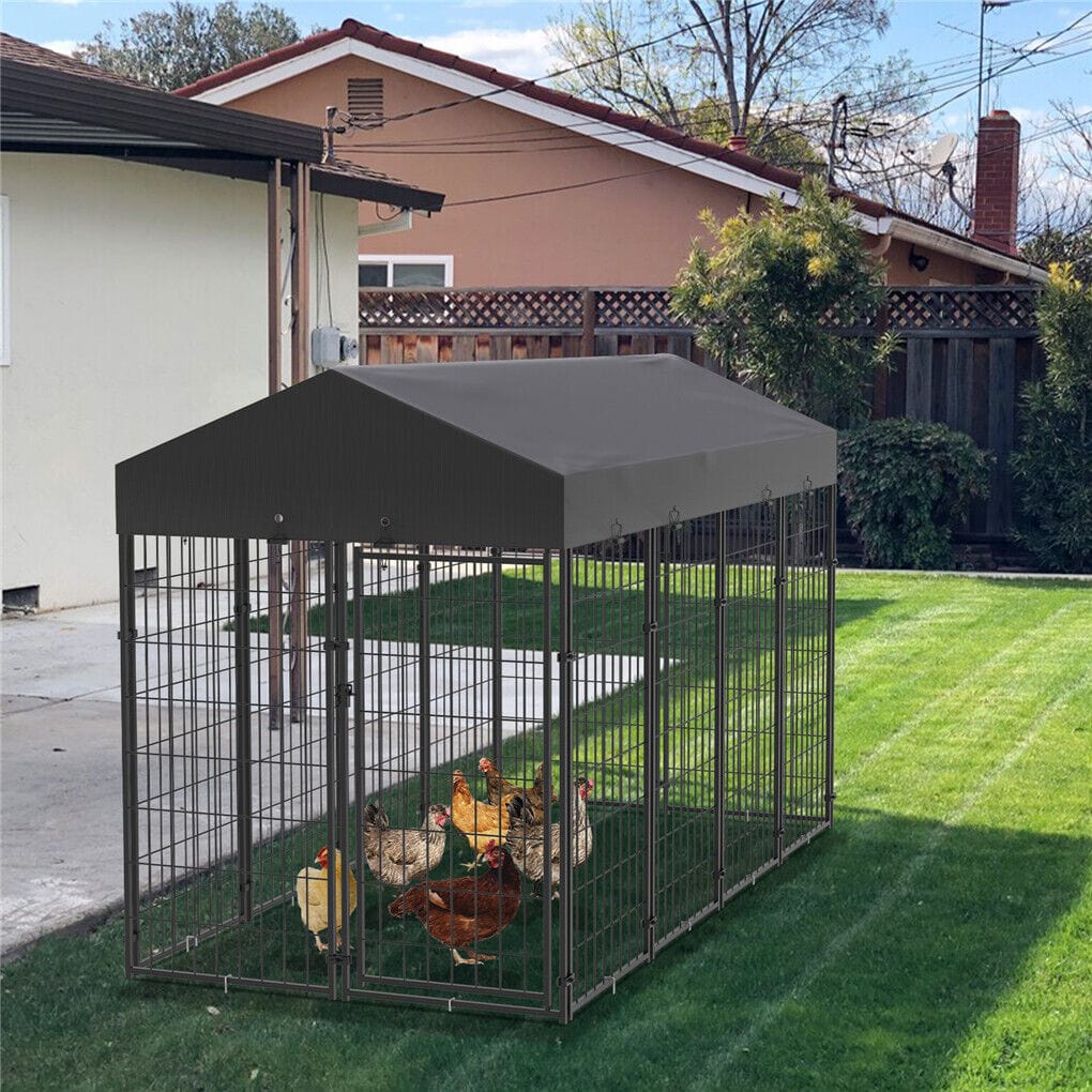 Spud Jax Petshop Large Outdoor Dog Kennel 250x120x165cm Pet Cage with Roof Large Outdoor Dog Kennel 250x120x165cm Pet Cage with Roof Pet Care > Dog Supplies > Dog Kennels