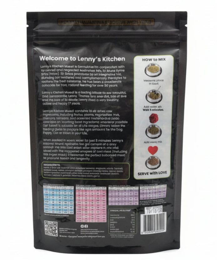 Spud Jax Petshop Lenny’s Kitchen Natural & Complete Muesli Lenny’s Kitchen Natural & Complete Muesli Pet Care