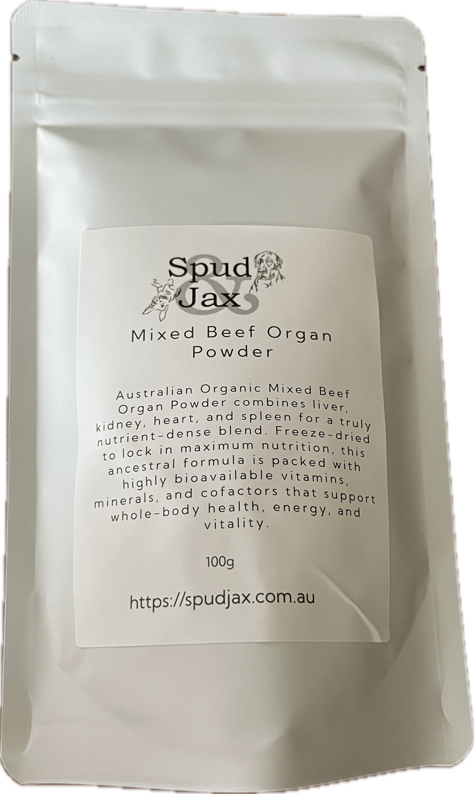Spud Jax Petshop Mixed Beef Organ Powder Mixed Beef Organ Powder dog treats
