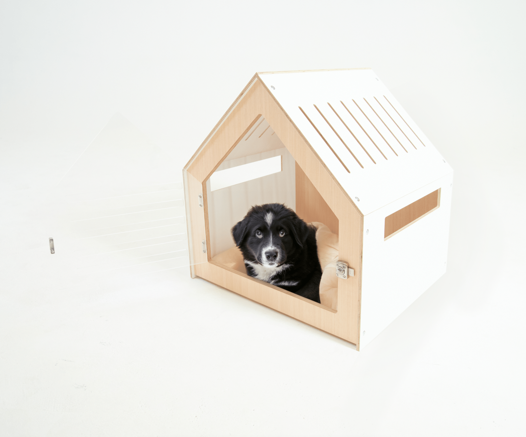 Spud Jax Petshop Modern Pet House Dog Crate (White) Modern Pet House Dog Crate (White) Pet Care > Dog Supplies > Dog Kennels
