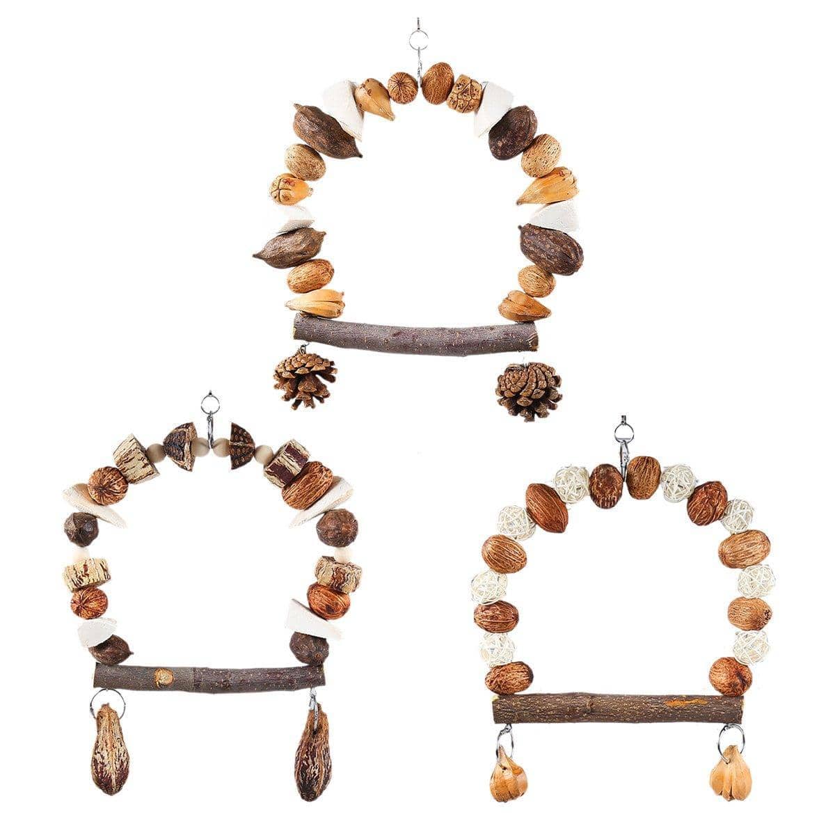 Spud Jax Petshop Parrot Chew Toy For Training Climbing Grinding Teeth Relief Durable Bird Toy - Pine Cones Parrot Chew Toy For Training Climbing Grinding Teeth Relief Durable Bird Toy - Pine Cones Pet Care > Bird > Bird Cage Accessories