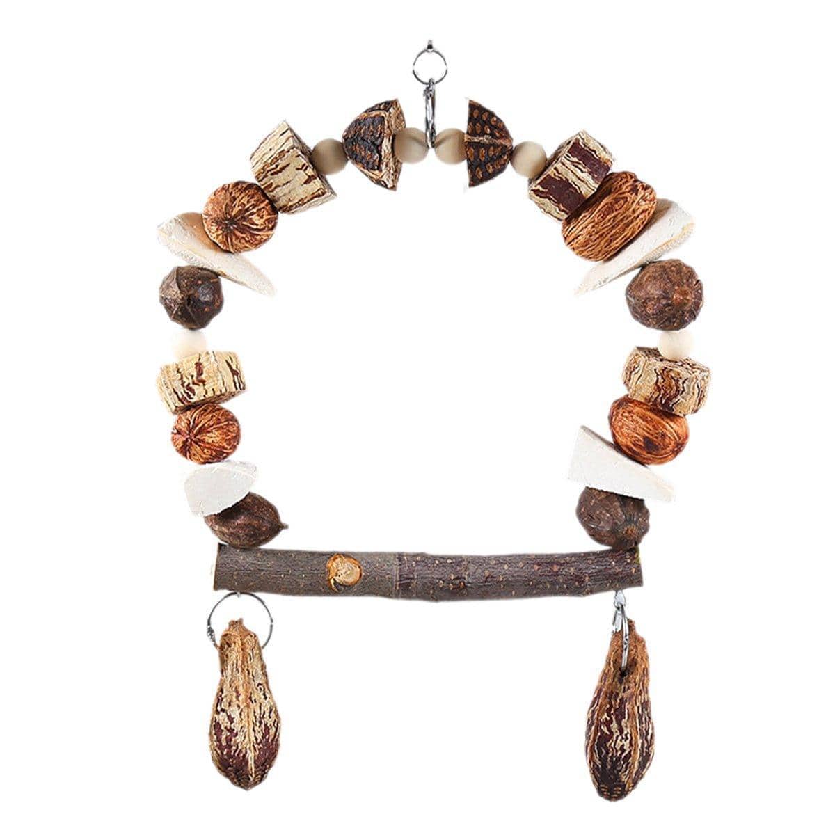 Spud Jax Petshop Parrot Chew Toy For Training Climbing Grinding Teeth Relief Durable Bird Toy - Pine Cones Parrot Chew Toy For Training Climbing Grinding Teeth Relief Durable Bird Toy - Pine Cones Pet Care &gt; Bird &gt; Bird Cage Accessories