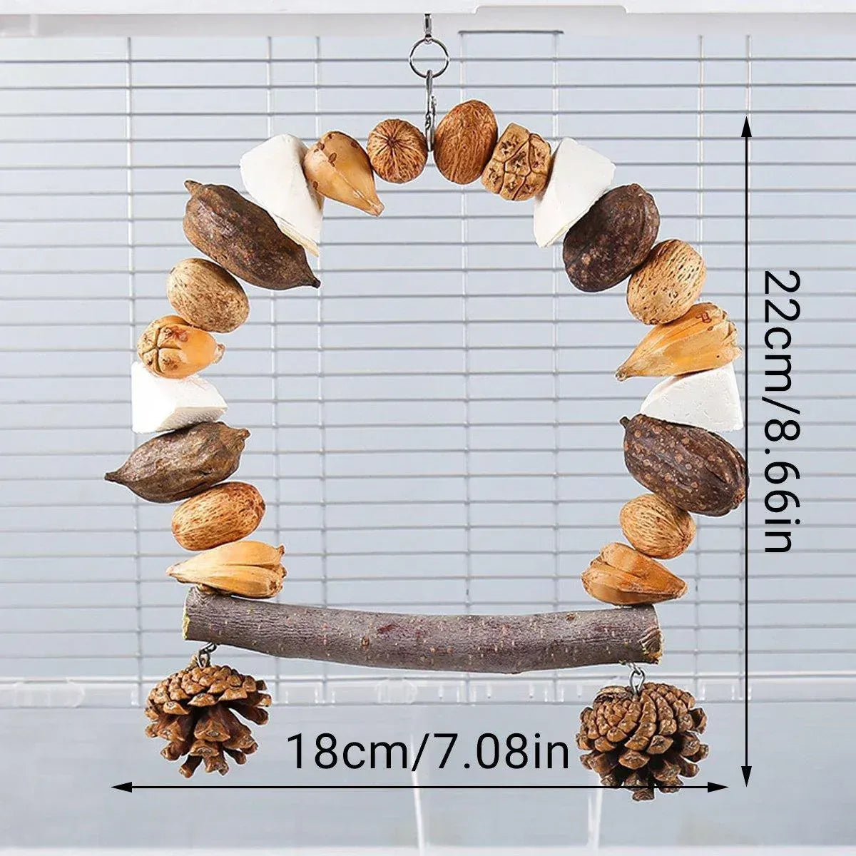 Spud Jax Petshop Parrot swing - Pine Cones Parrot swing - Pine Cones Pet Care > Bird > Bird Cage Accessories
