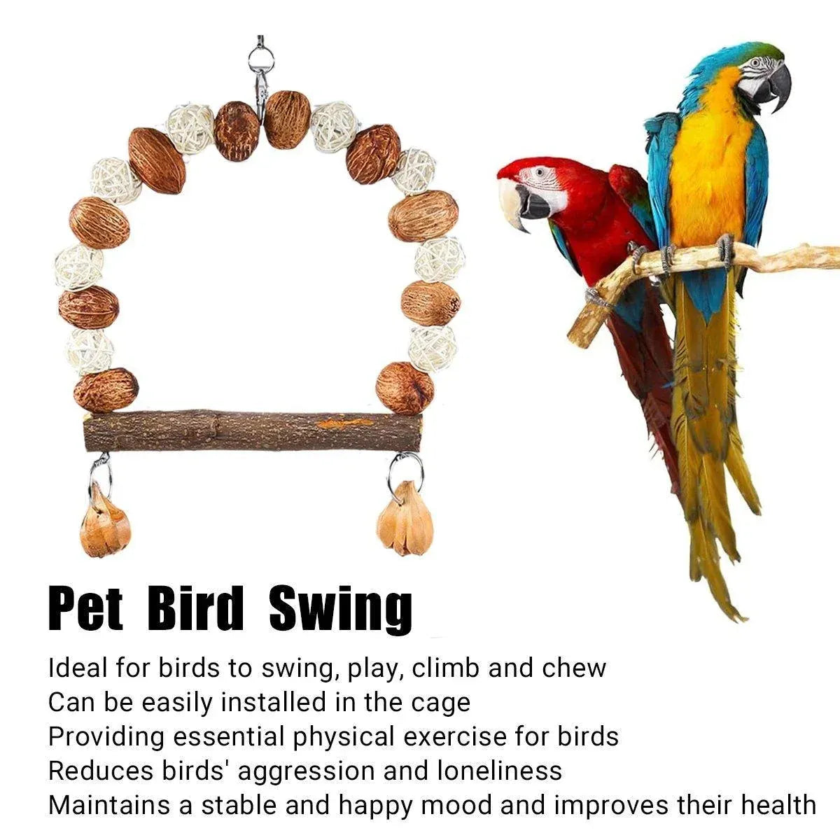 Spud Jax Petshop Parrot swing - Pine Cones Parrot swing - Pine Cones Pet Care > Bird > Bird Cage Accessories
