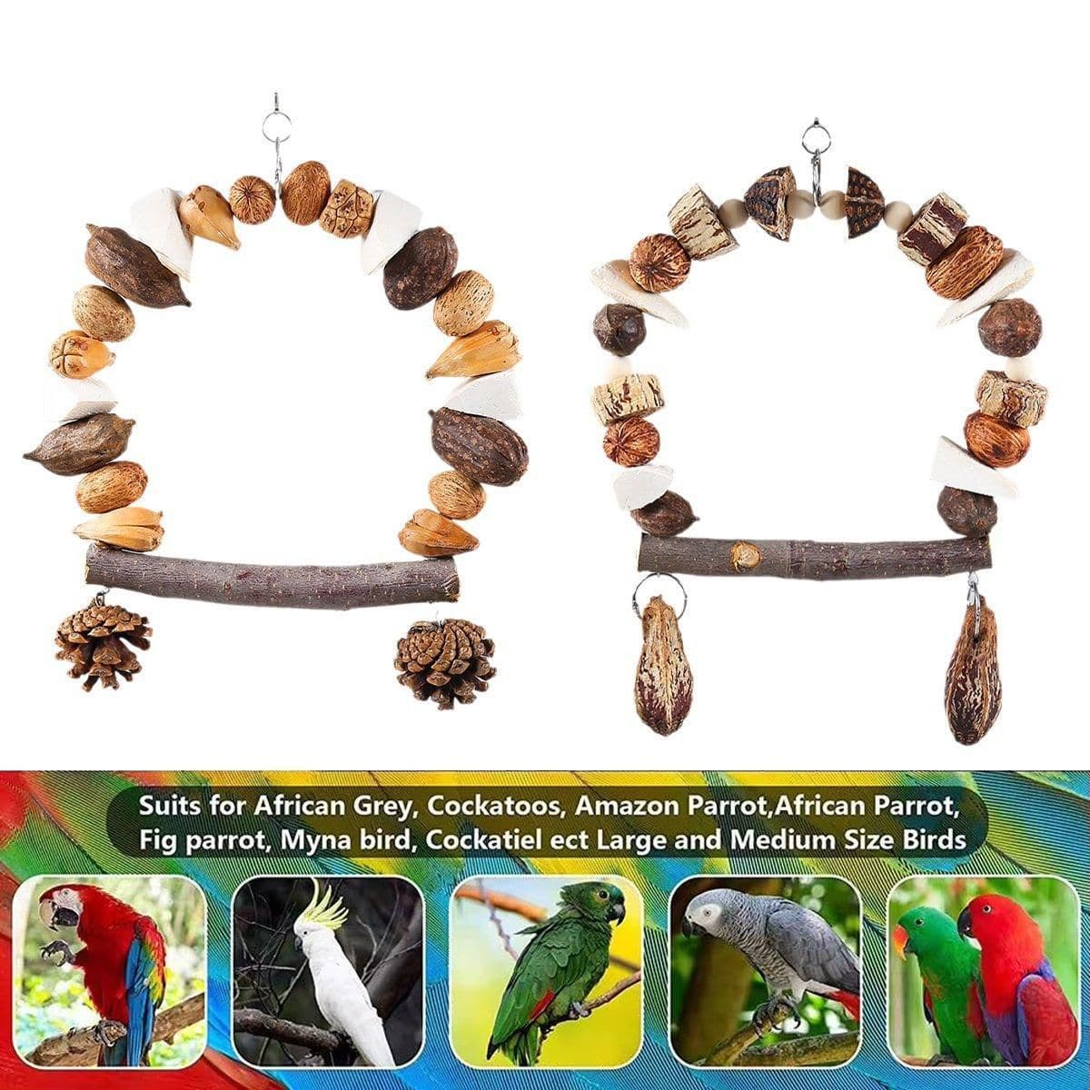 Spud Jax Petshop Parrot swing - Pine Cones Parrot swing - Pine Cones Pet Care > Bird > Bird Cage Accessories