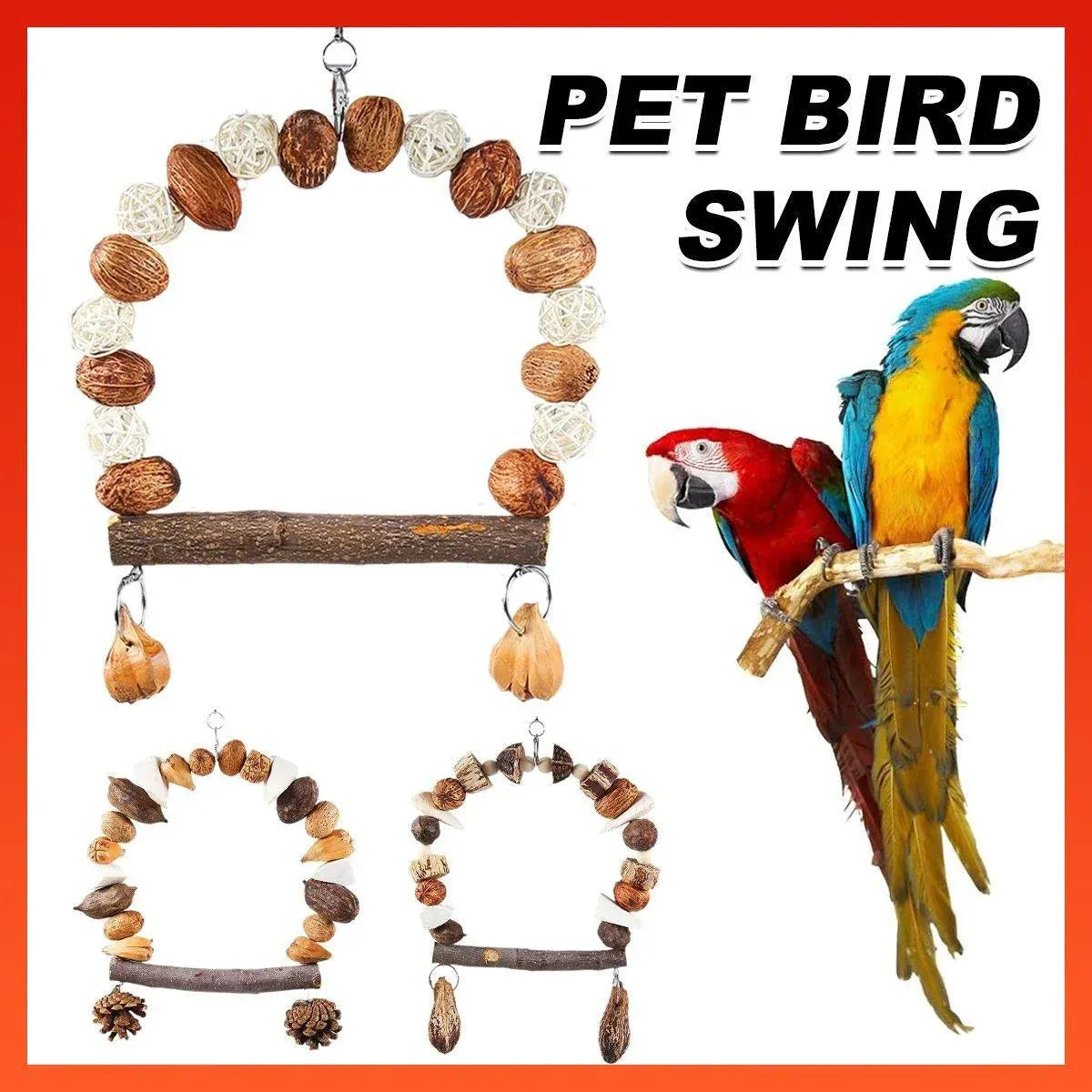 Spud Jax Petshop Parrot swing - Pine Cones Parrot swing - Pine Cones Pet Care > Bird > Bird Cage Accessories