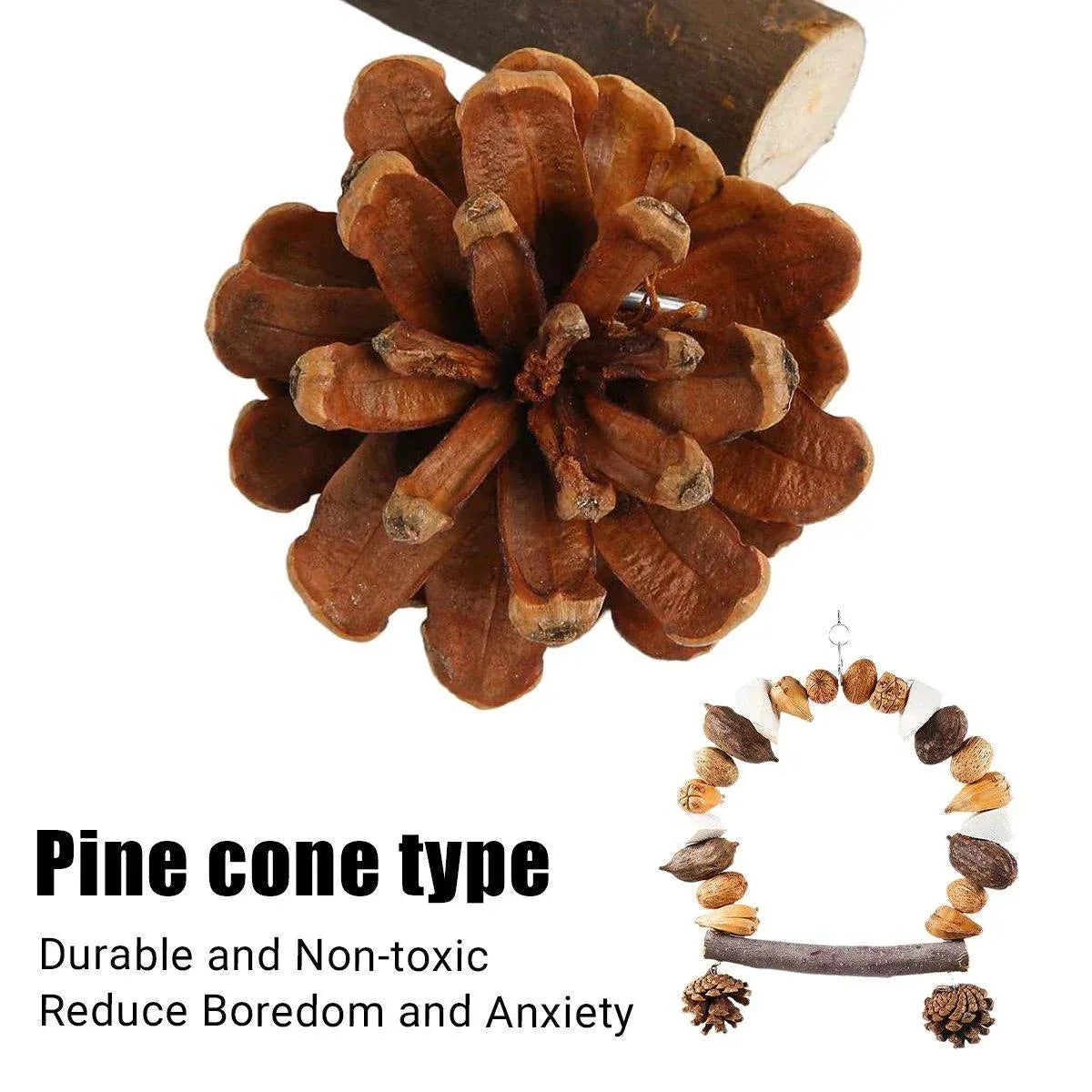 Spud Jax Petshop Parrot swing - Pine Cones Parrot swing - Pine Cones Pet Care > Bird > Bird Cage Accessories