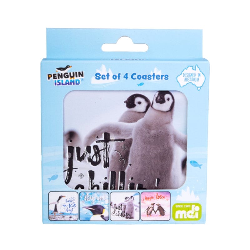 Spud Jax Petshop Penguin Coasters Set Home & Garden > Kitchenware > Coasters