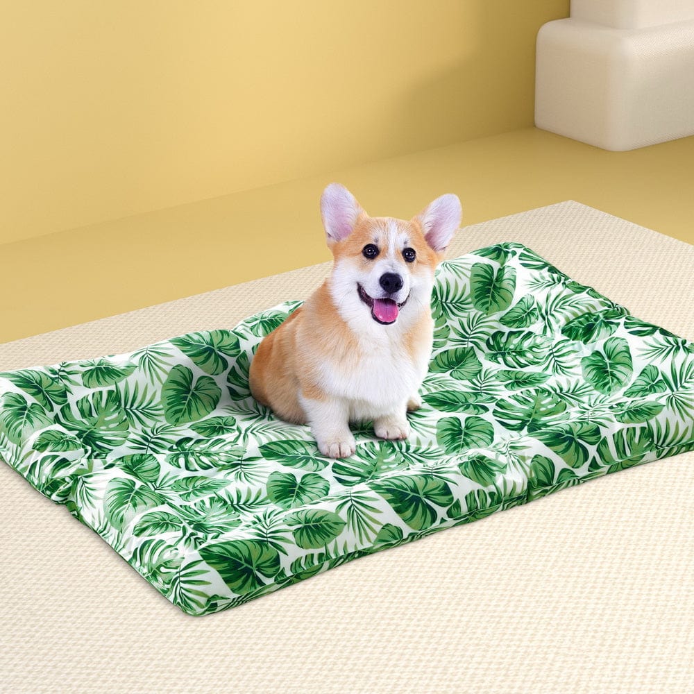 Spud Jax Petshop i.Pet Pet Cooling Mat Gel Dog Cat Self-cool Puppy Pad Large Bed Summer Green Pet Care > Dog Supplies > Dog Beds
