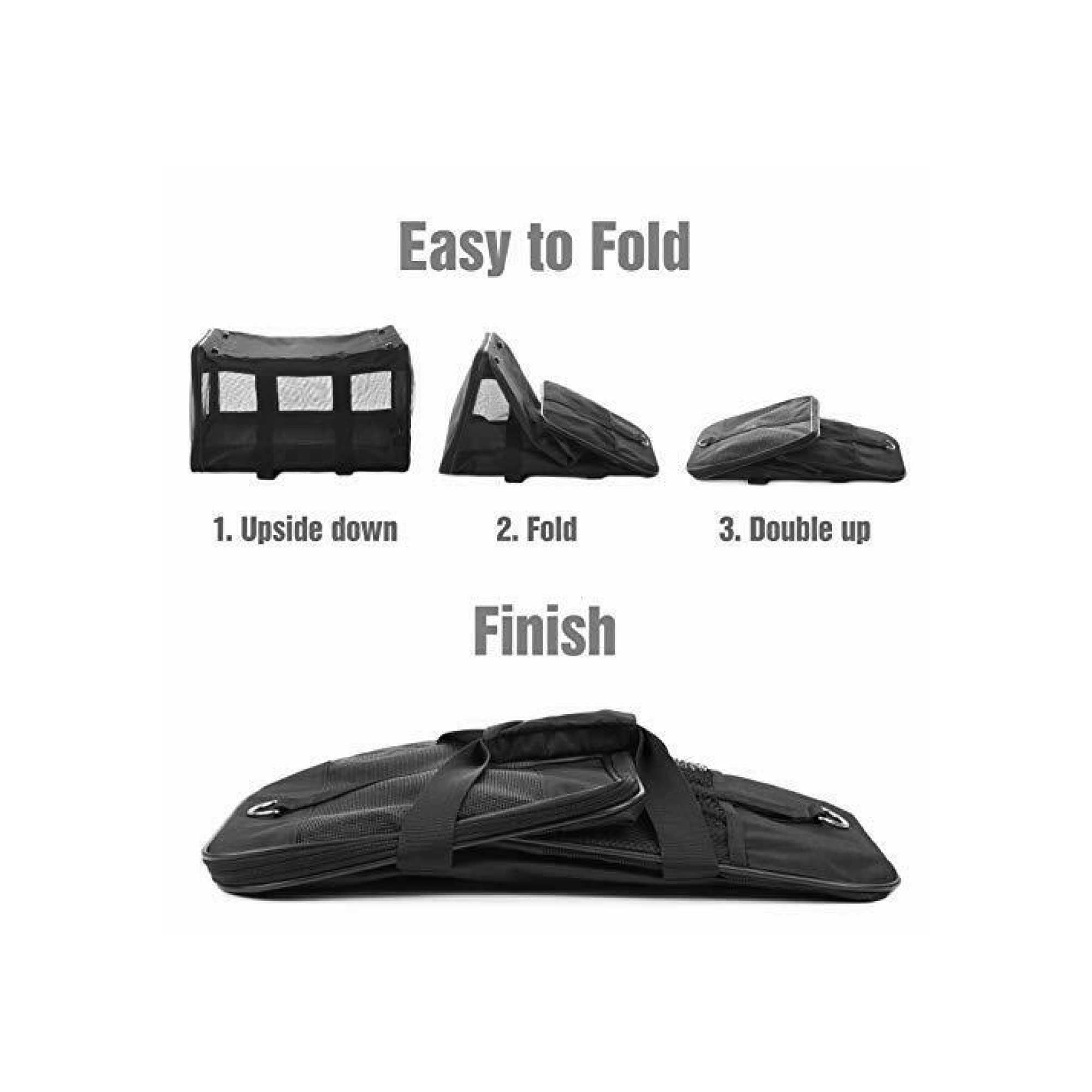 Spud Jax Petshop Pet Travel Bag Dog Cat Puppy Portable Foldable Carrier Large Shoulder Black Sac Pet Travel Bag Dog Cat Puppy Portable Foldable Carrier Large Shoulder Black Sac Pet Care > Dog Supplies > Dog Training Aids