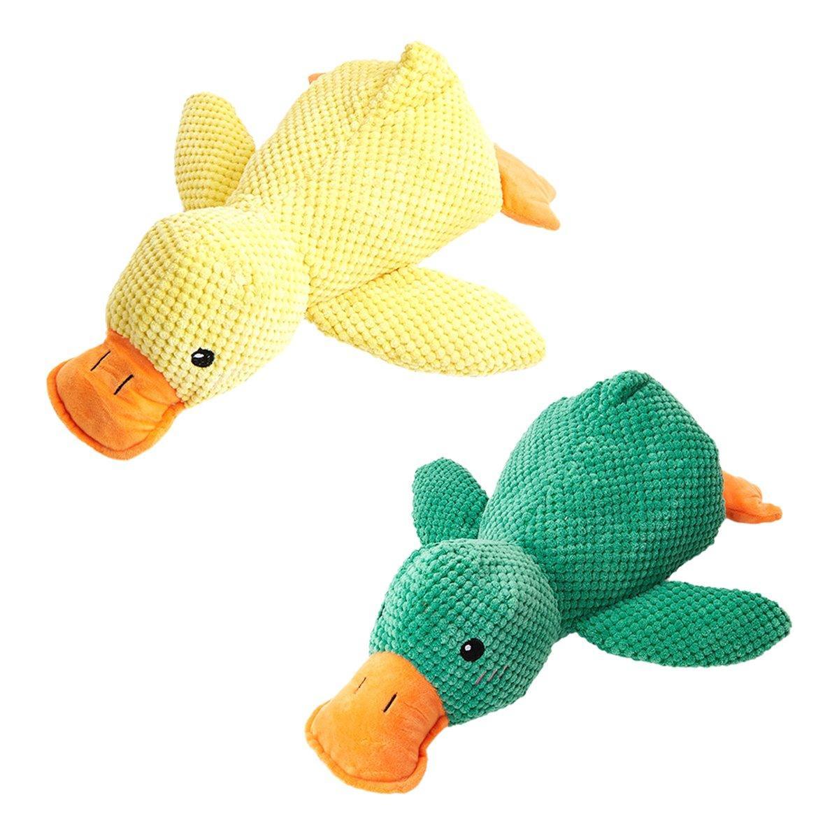 Spud Jax Petshop Plush Cartoon Duck Dog Toy Interactive Squeaky Pet Toy Durable Fun Chew Toy - Green Plush Cartoon Duck Dog Toy Interactive Squeaky Pet Toy Durable Fun Chew Toy - Green Pet Care > Dog Supplies > Dog Apparel