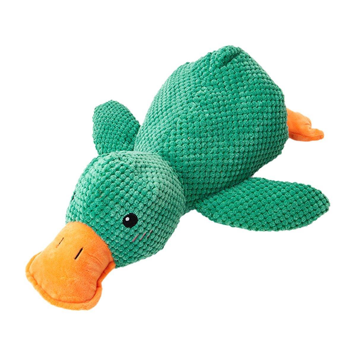 Spud Jax Petshop Plush Cartoon Duck Dog Toy Interactive Squeaky Pet Toy Durable Fun Chew Toy - Green Plush Cartoon Duck Dog Toy Interactive Squeaky Pet Toy Durable Fun Chew Toy - Green Pet Care > Dog Supplies > Dog Apparel