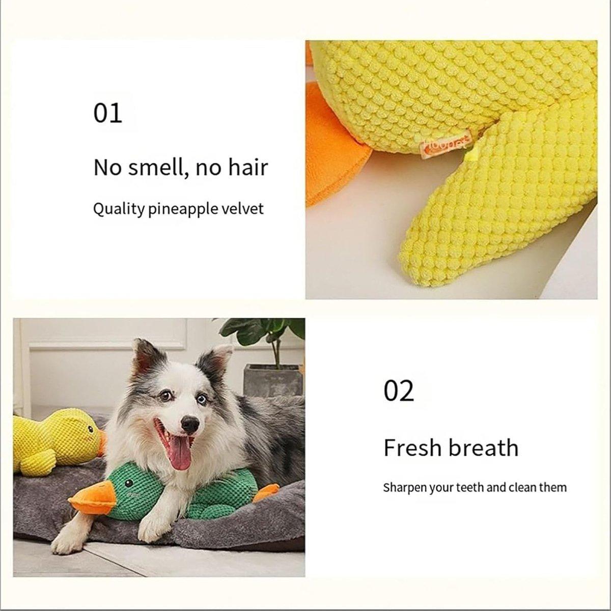 Spud Jax Petshop Plush Cartoon Duck Dog Toy Interactive Squeaky Pet Toy Durable Fun Chew Toy - Yellow Plush Cartoon Duck Dog Toy Interactive Squeaky Pet Toy Durable Fun Chew Toy - Yellow Pet Care > Dog Supplies > Dog Apparel