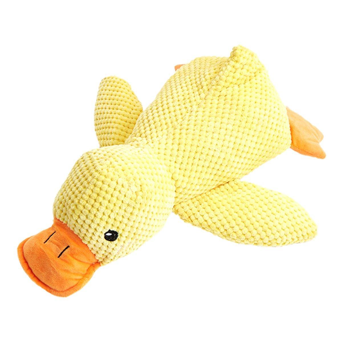 Spud Jax Petshop Plush Cartoon Duck Dog Toy Interactive Squeaky Pet Toy Durable Fun Chew Toy - Yellow Plush Cartoon Duck Dog Toy Interactive Squeaky Pet Toy Durable Fun Chew Toy - Yellow Pet Care > Dog Supplies > Dog Apparel