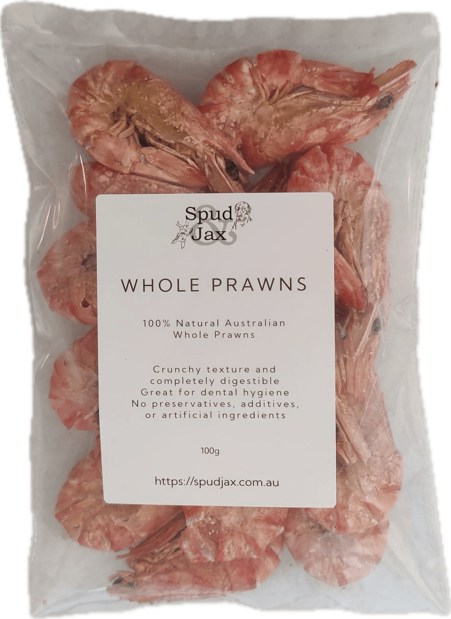 Spud Jax Petshop Prawns dog treats