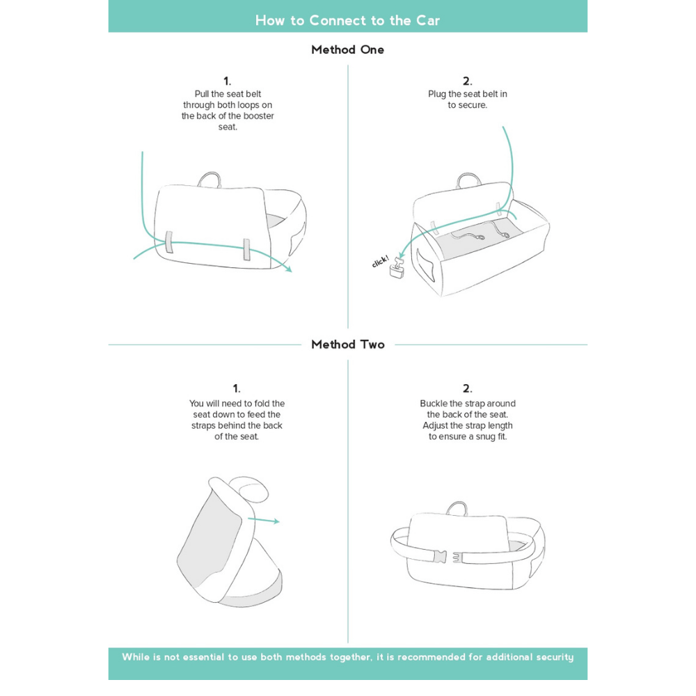 Spud Jax Petshop Premium Dog Booster Seat for Medium Pets Pet Care > Dog Supplies