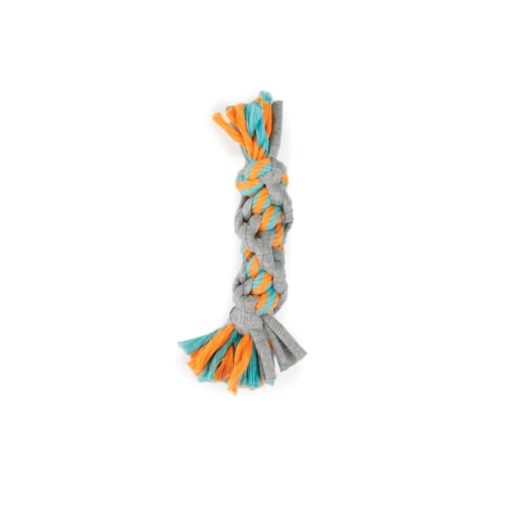 Spud Jax Petshop Puppy Chew Rope Toy - Dog Knotted Braided Rag Cotton Jersey Teething Play AFP Puppy Chew Rope Toy - Dog Knotted Braided Rag Cotton Jersey Teething Play AFP Pet Care