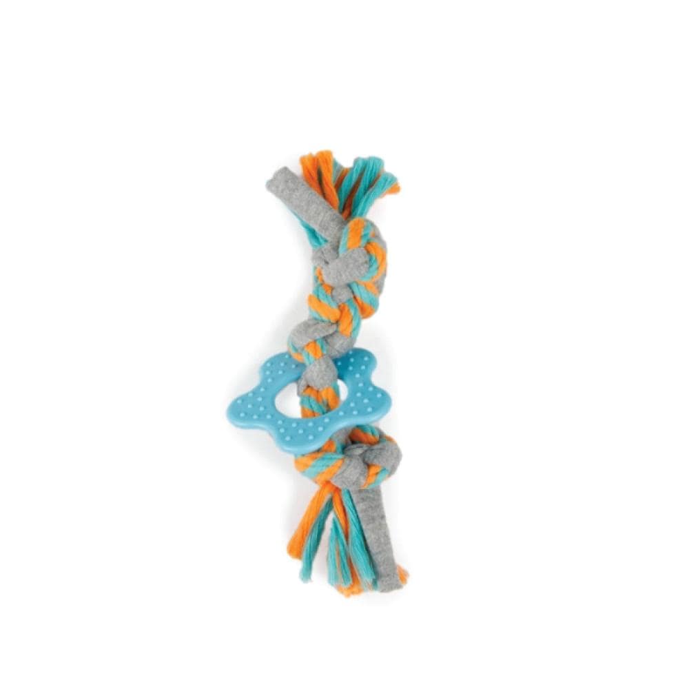 Spud Jax Petshop Puppy Multi Chew Rope Ring Toy - Dog Knotted Braided Cotton Teething Play AFP Puppy Multi Chew Rope Ring Toy - Dog Knotted Braided Cotton Teething Play AFP Pet Care > Toys
