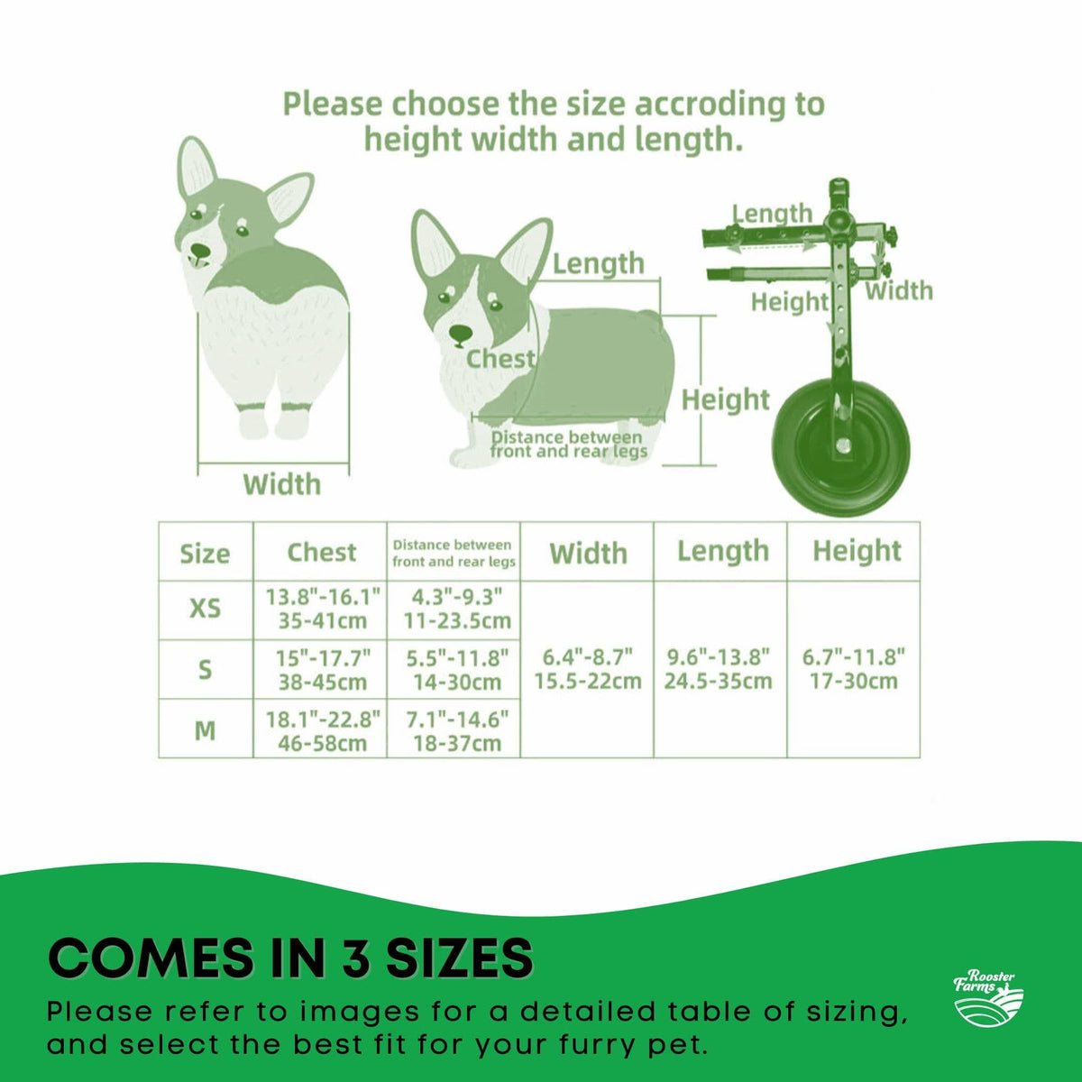 Spud Jax Petshop Rooster Farms Little Dog Wheelchair Small Harness - Adjustable Back Leg Aid Rooster Farms Little Dog Wheelchair Small Harness - Adjustable Back Leg Aid Pet Care > Dog Supplies > Dog Carriers & Crates