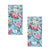 Spud Jax Petshop Set of 2 Jardin Peony Cotton Kitchen Tea Towels 50 x 70 cm Home & Garden > Kitchenware > Table Linen & Kitchen Towels