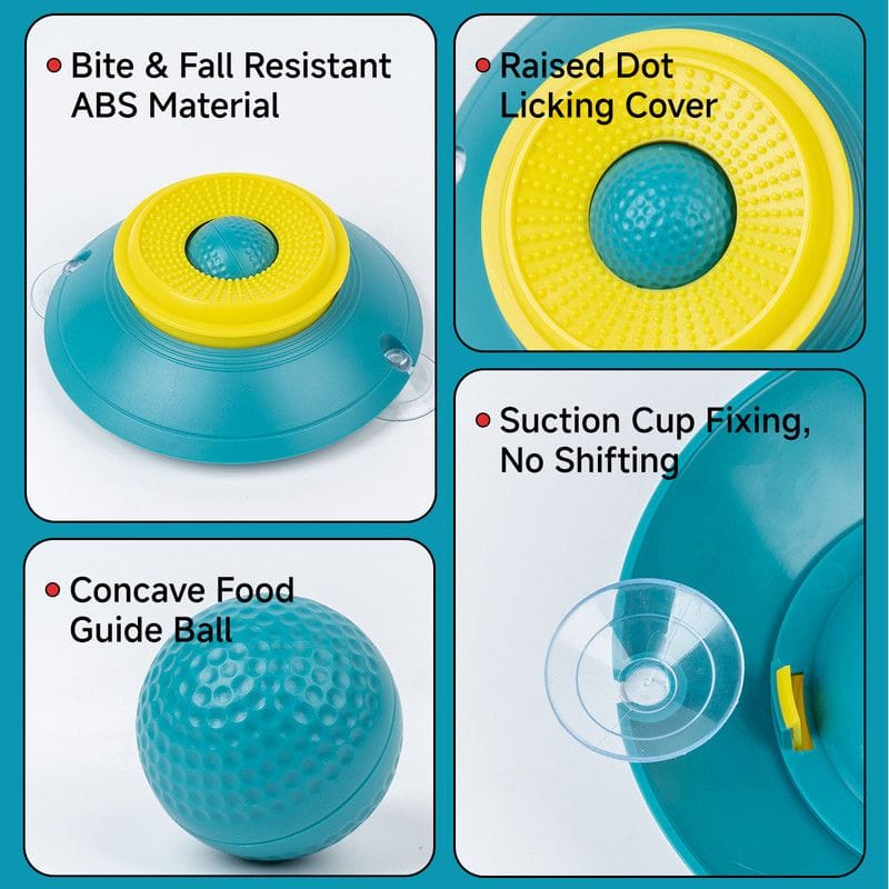 Spud Jax Petshop Slow Feeder Lick Bowl, Universal for Cats and Dogs, a Fun and Stimulating Feeding Tool - Green Slow Feeder Lick Bowl, Universal for Cats and Dogs, a Fun and Stimulating Feeding Tool - Green Pet Care > Dog Supplies > Dog Bowls, Feeders & Waterers
