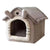 Spud Jax Petshop Soft Indoor Dog House & Bed, Washable Grey Soft Indoor Dog House & Bed, Washable Grey Pet Care > Cat Supplies > Cat Furniture