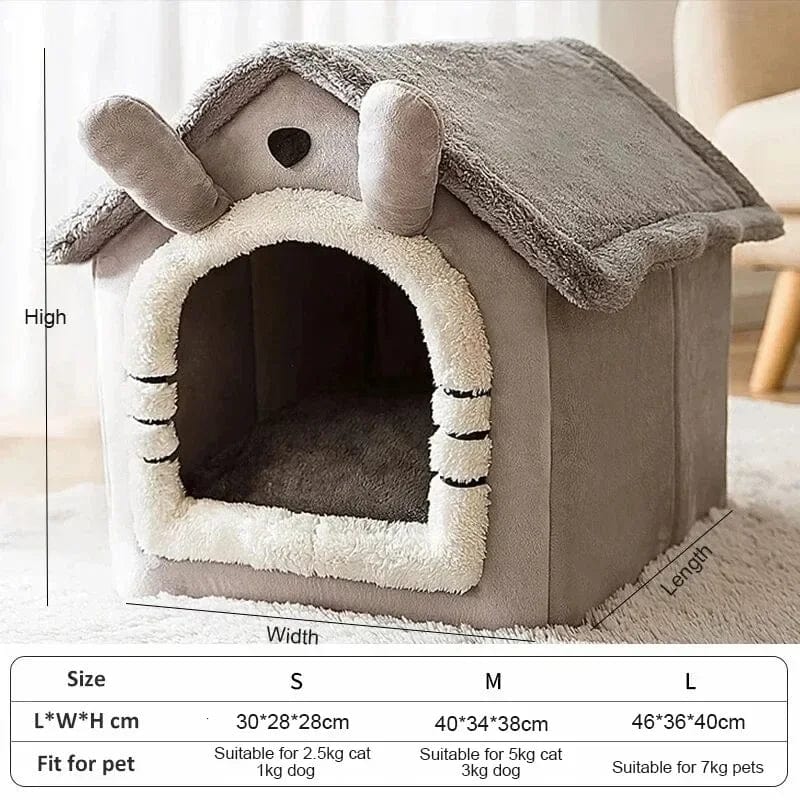 Spud Jax Petshop Soft Indoor Dog House & Bed, Washable Grey Soft Indoor Dog House & Bed, Washable Grey Pet Care > Cat Supplies > Cat Furniture