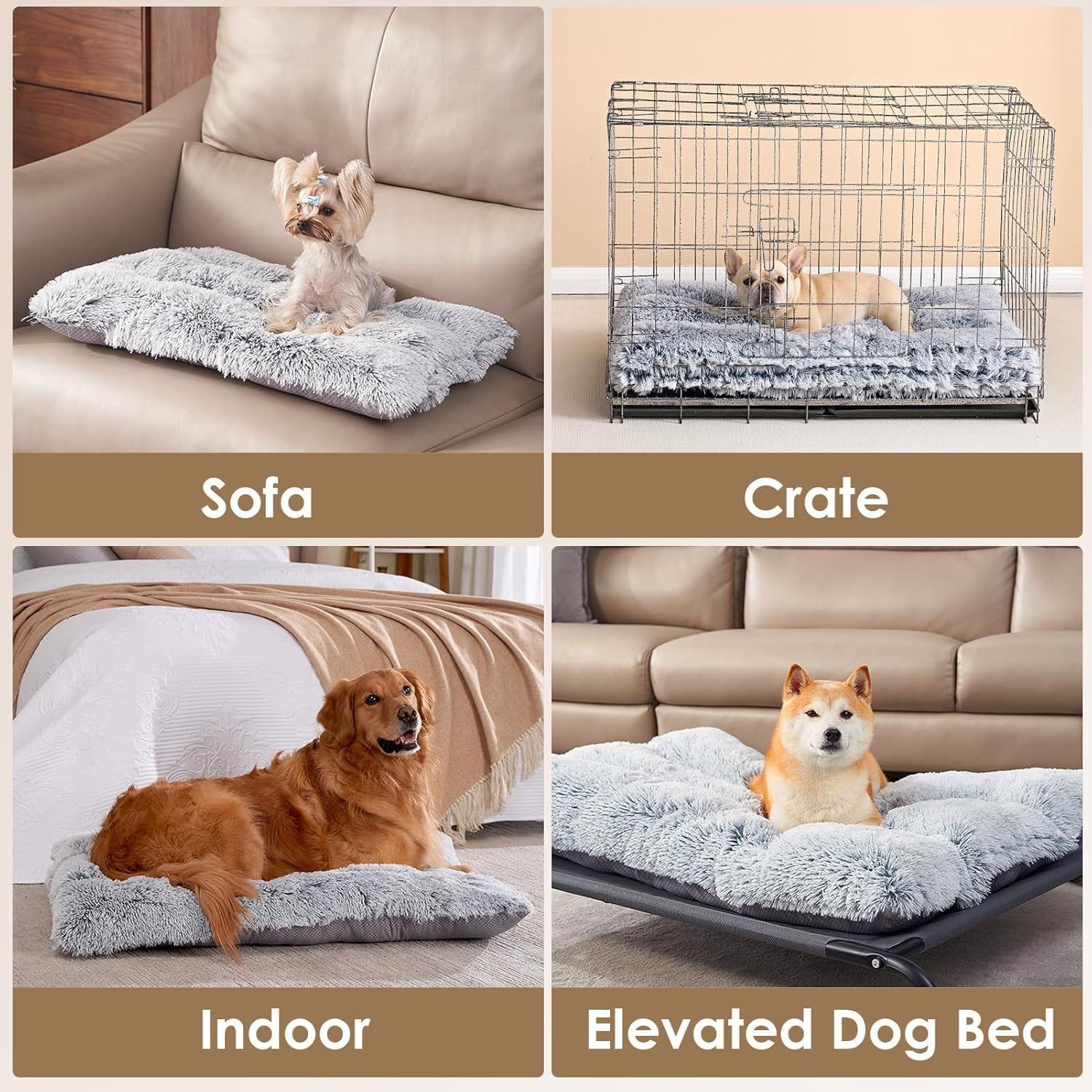 Spud Jax Petshop Winter Plush Dog Bed -Large Winter Plush Dog Bed -Large Pet Care > Dog Supplies > Dog Beds