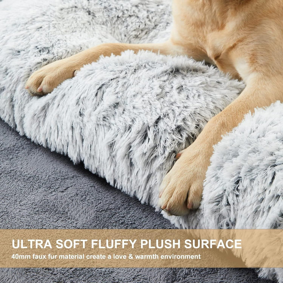 Spud Jax Petshop Winter Plush Dog Bed - Medium Winter Plush Dog Bed - Medium Pet Care > Dog Supplies > Dog Beds