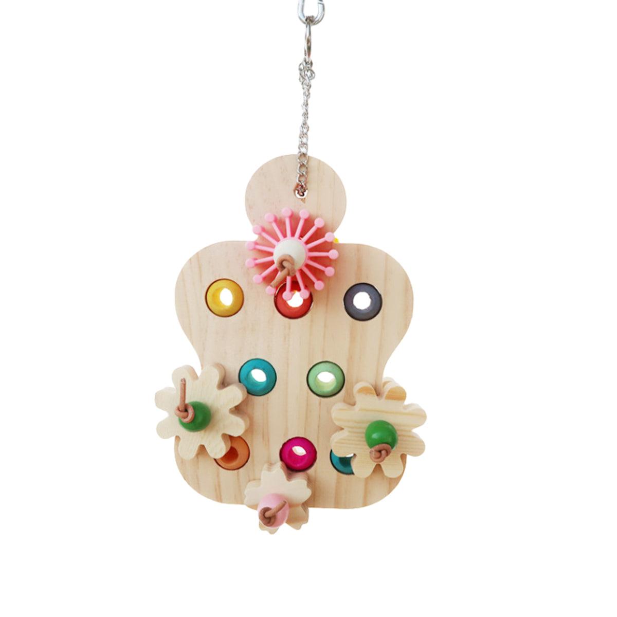 Spud Jax Petshop Wooden Parrot Toy Wooden Parrot Toy Pet Care > Bird > Bird Cage Accessories