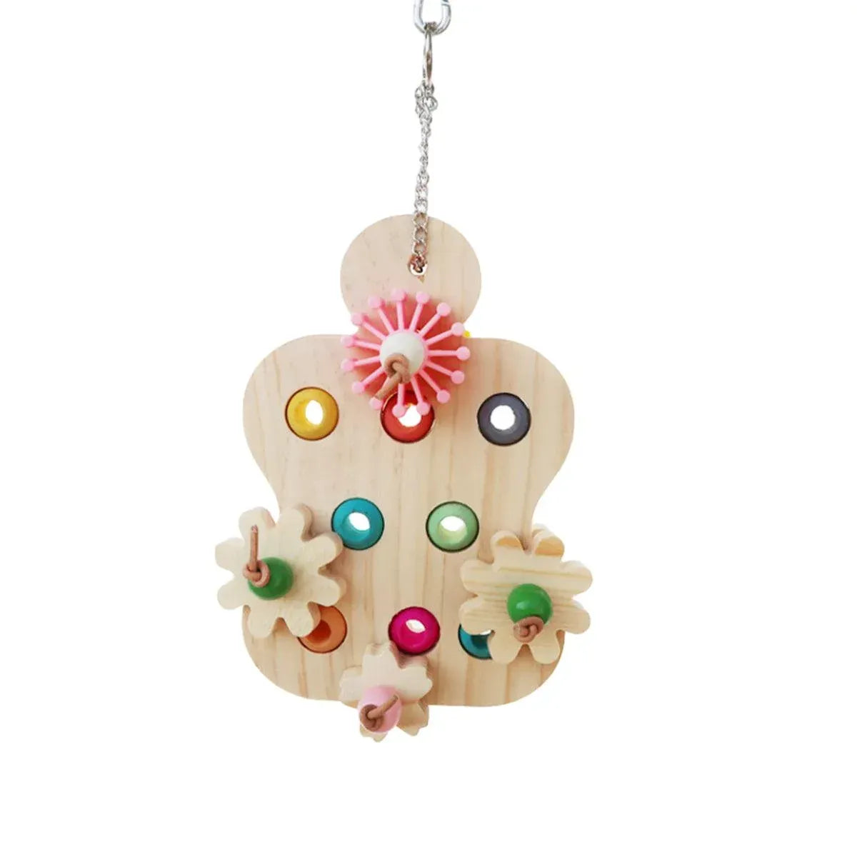 Spud Jax Petshop Wooden Parrot Toy Wooden Parrot Toy Pet Care > Bird > Bird Cage Accessories