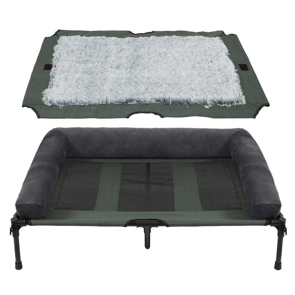 Spud Jax Petshop XL Elevated Dog Bed 110x80x28cm Foldable Raised Pet Cot Indoor Outdoor XL Elevated Dog Bed 110x80x28cm Foldable Raised Pet Cot Indoor Outdoor Pet Care > Dog Supplies > Dog Beds